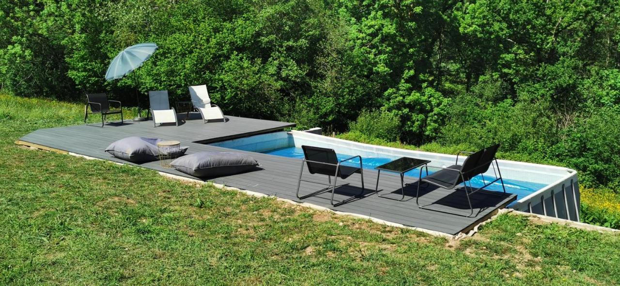 Domaine LVD avec SPA, bois et rivière privée La Bloutiere Exterior foto